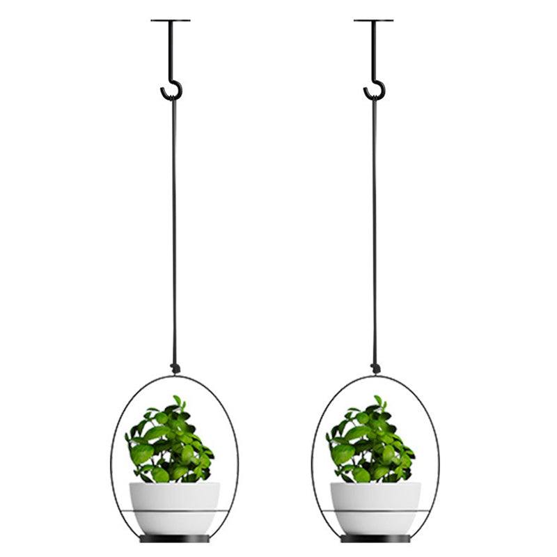 001 2-in-1 Hanging Planter Basket Wall-mounted Indoor Flower Pot Holder with Hooks 001 2-in-1 Hanging Planter Basket Wall-mounted Indoor Flower Pot Holder with Hooks